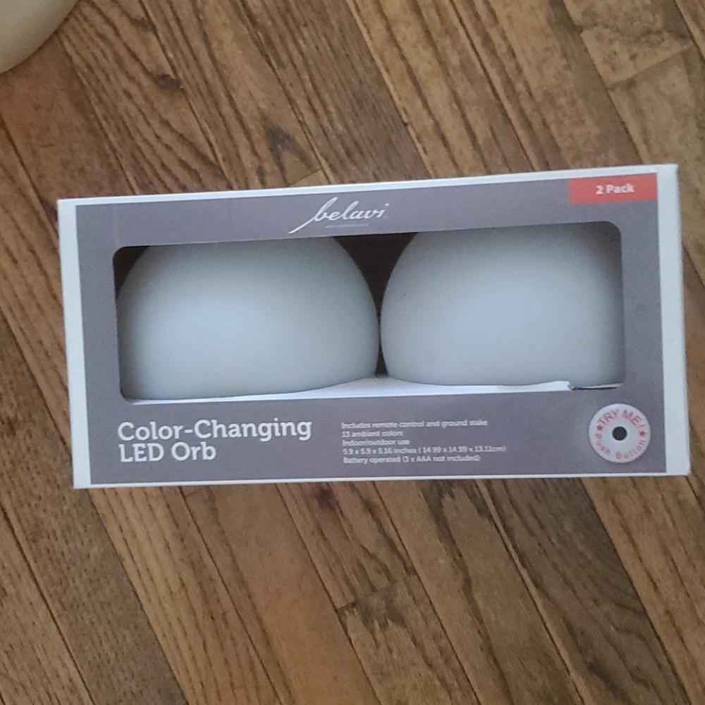 Belavi two color changing products with remote